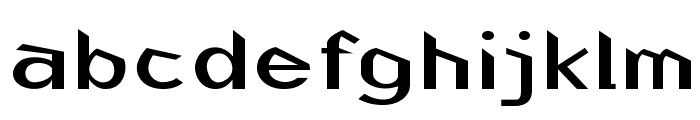 Krooked-ExtraexpandedRegular Font LOWERCASE