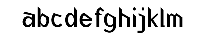 Krooked Font LOWERCASE