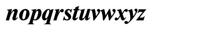 Kresson Black Italic Font LOWERCASE