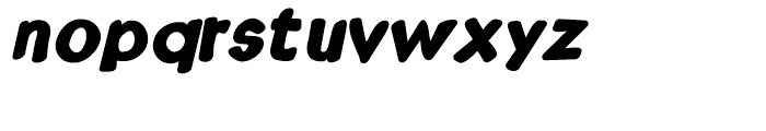 Kruede Bold Oblique Font LOWERCASE