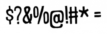 Kropicania Regular Font OTHER CHARS