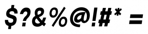 Kropotkin Condensed Bold Oblique Font OTHER CHARS