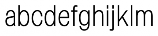 Kropotkin Condensed Light Font LOWERCASE