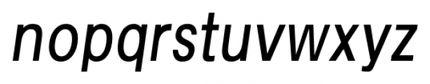 Kropotkin Condensed Oblique Font LOWERCASE