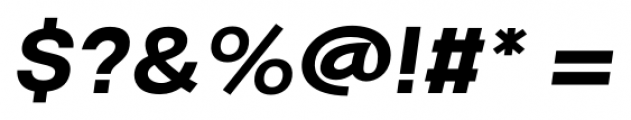 Kropotkin Expanded Bold Oblique Font OTHER CHARS