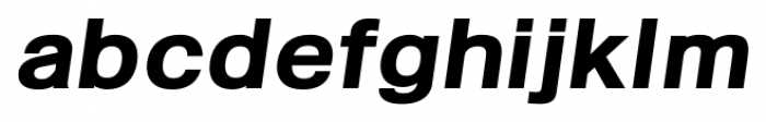 Kropotkin Expanded Bold Oblique Font LOWERCASE