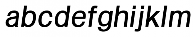 Kropotkin Oblique Font LOWERCASE