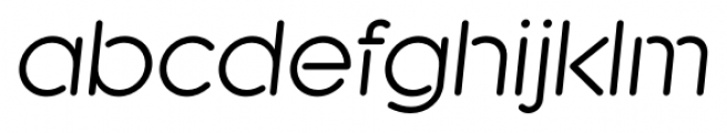 Kroppen Round Regular Oblique Font LOWERCASE