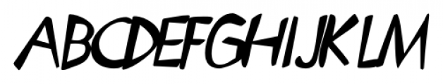 Kruede Light Oblique Font UPPERCASE
