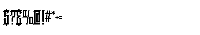 Kraptor Base Regular Font OTHER CHARS