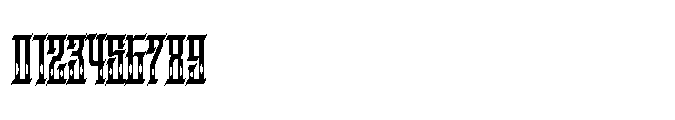 Kraptor Inline Font OTHER CHARS