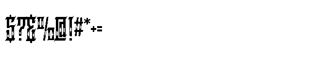 Kraptor Inline Font OTHER CHARS
