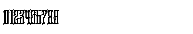 Kraptor Shadow Font OTHER CHARS