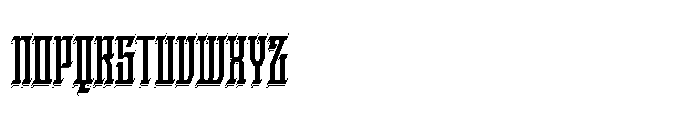 Kraptor Shadow Font UPPERCASE