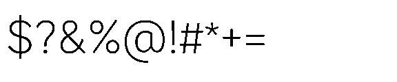 Krasar Light Font OTHER CHARS