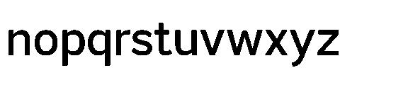 Krasar Medium Font LOWERCASE