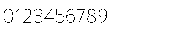 Krasar Thin Font OTHER CHARS