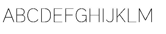 Krasar Thin Font UPPERCASE