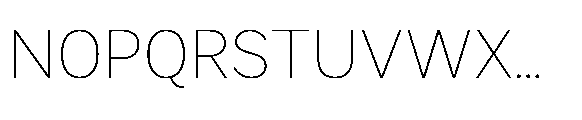 Krasar Thin Font UPPERCASE
