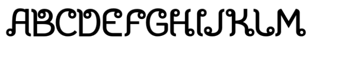Krathong Font UPPERCASE