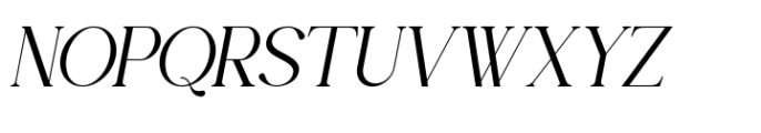 Kreata Agnore Italic Font UPPERCASE