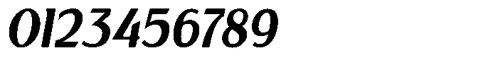 Krefeld Italic Font OTHER CHARS
