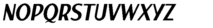 Krefeld Italic Font UPPERCASE
