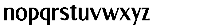 Krefeld Regular Font LOWERCASE