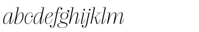 Kreol Display Thin Italic FONT