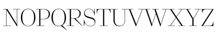 Kreol Display Thin Font UPPERCASE