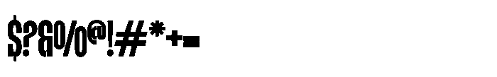Krext Display Bold Font OTHER CHARS