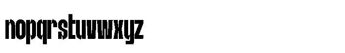 Krext Display Bold Font LOWERCASE
