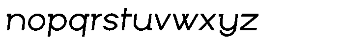 Krikos Italic Font LOWERCASE