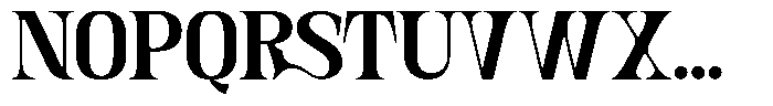 Krillas Regular Font LOWERCASE