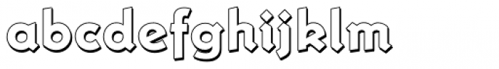 Krimhilde A Display Shadow Bold Font LOWERCASE