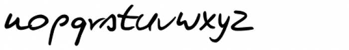 Kris Handwriting Pro Font LOWERCASE