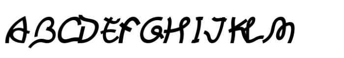 Krispy Bitsy Italic Font UPPERCASE