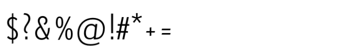 Kristall Now Pro Condensed Light Font OTHER CHARS