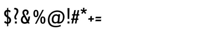 Kristall Now Pro Condensed Regular Font OTHER CHARS