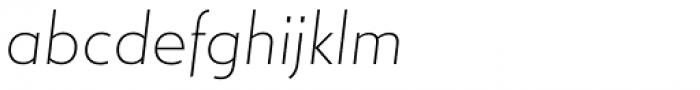 Kristall Now Pro Extra Light Italic Font LOWERCASE