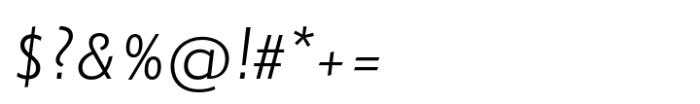 Kristall Now Pro Light Italic Font OTHER CHARS