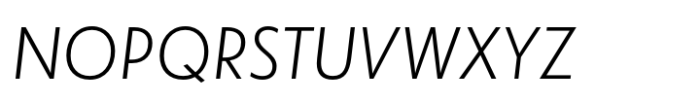 Kristall Now Pro Light Italic Font UPPERCASE