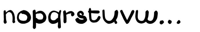 Kritzel Bold Font LOWERCASE