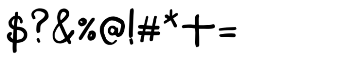 Kritzel Regular Font OTHER CHARS