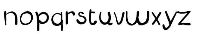 Kritzel Regular Font LOWERCASE