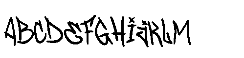 Kroasline Graffiti FONT