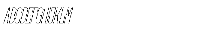 Krogad Italic Font UPPERCASE