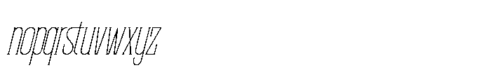 Krogad Italic Font LOWERCASE