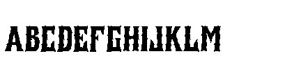 Krondos Font UPPERCASE