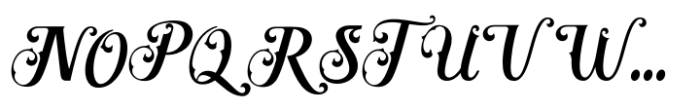 Krongistone Font UPPERCASE
